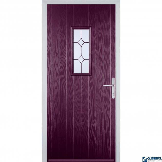 Gliderol Hignet front entrance door PURPLE VIOLET (RAR4007)