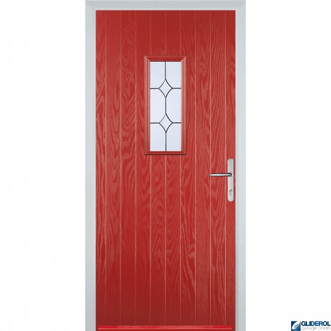 Gliderol Hignet front entrance door RED (RAL3003)