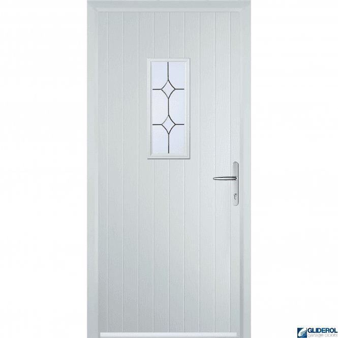 Gliderol Hignet front entrance door WHITE