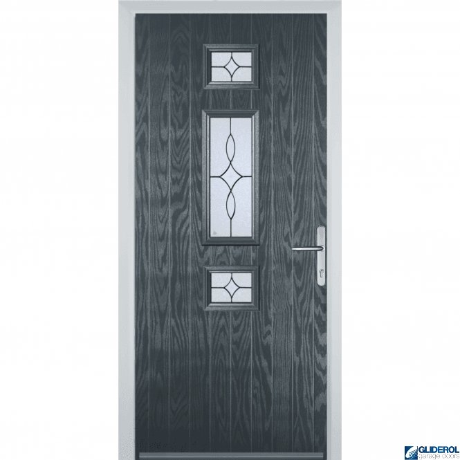 Gliderol Hurley front entrance door ANTHRACITE (RAL7016)