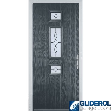 Hurley front entrance door ANTHRACITE (RAL7016)