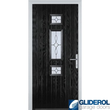 Hurley front entrance door BLACK (RAL9005)