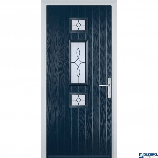 Gliderol Hurley front entrance door BLUE (RAL5011)