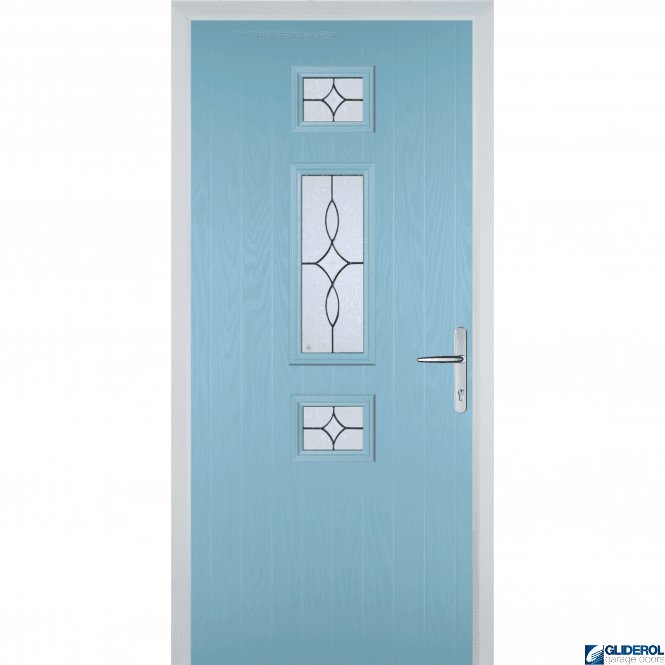 Gliderol Hurley front entrance door DUCK EGG BLUE