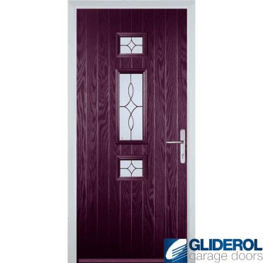 Hurley front entrance door PURPLE VIOLET (RAR4007)
