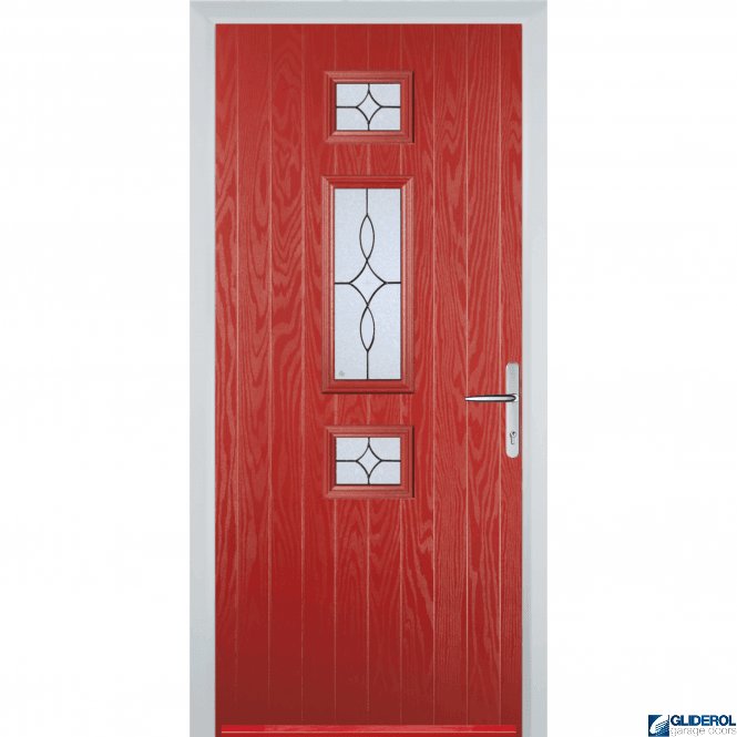 Gliderol Hurley front entrance door RED (RAL3003)