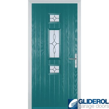 Hurley front entrance door TURQUIOSE BLUE (RAL5018)