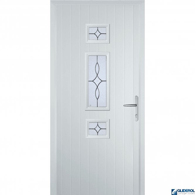Gliderol Hurley front entrance door WHITE