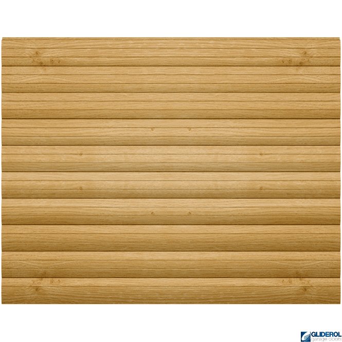 Gliderol IRISH OAK Compact Insulated Roller Garage Door (55mm Lath)