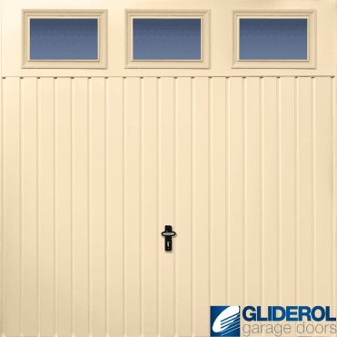IVORY (RAL1015) Chester Vertical Standard Rib with Windows