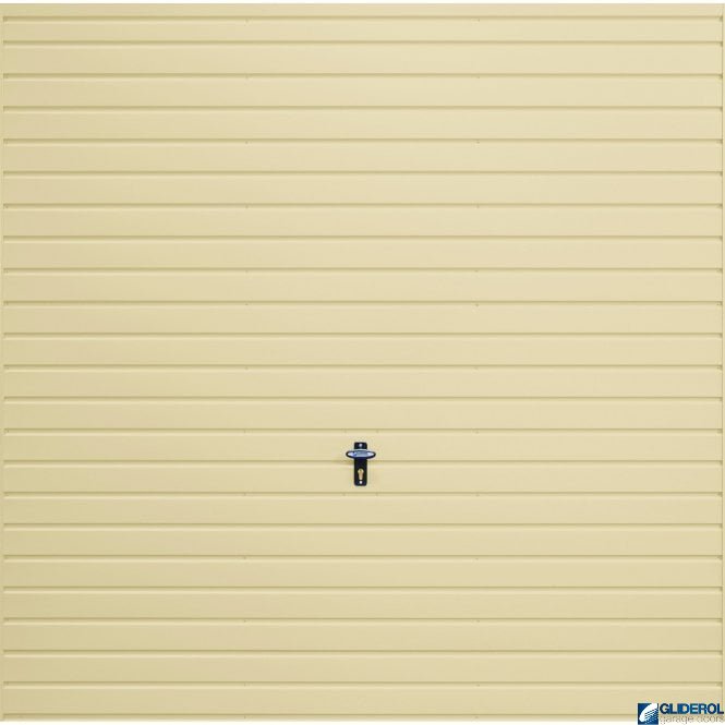 Gliderol IVORY (RAL1015) Up & Over Horizontal Standard Rib