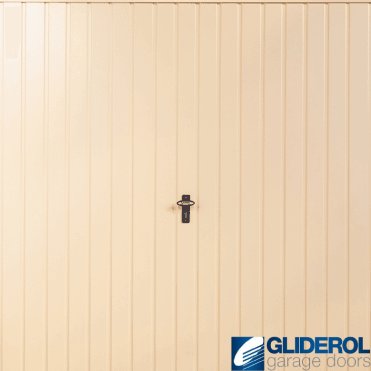 IVORY (RAL1015) Up & Over Vertical Standard Rib