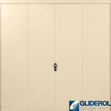 IVORY (RAL1015) Up & Over Vertical Wide Rib