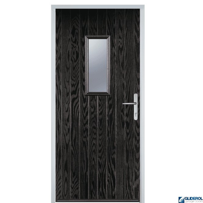 Gliderol Lawrence FIRE-RATED (FD30) door BLACK (RAL9005)