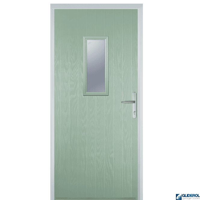 Gliderol Lawrence FIRE-RATED (FD30) door CHARTWELL GREEN