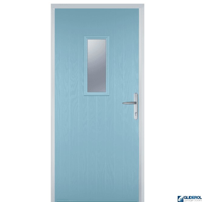 Gliderol Lawrence FIRE-RATED (FD30) door DUCK EGG BLUE