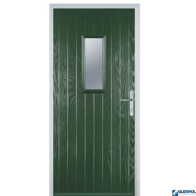 Gliderol Lawrence FIRE-RATED (FD30) door GREEN