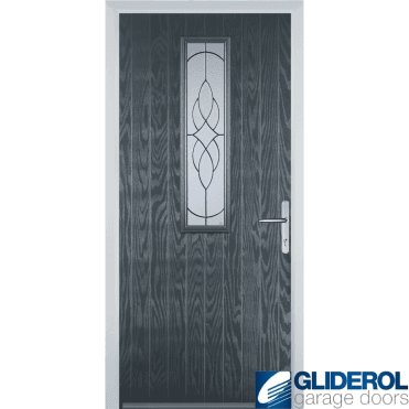 Lawrence front entrance door ANTHRACITE (RAL7016)