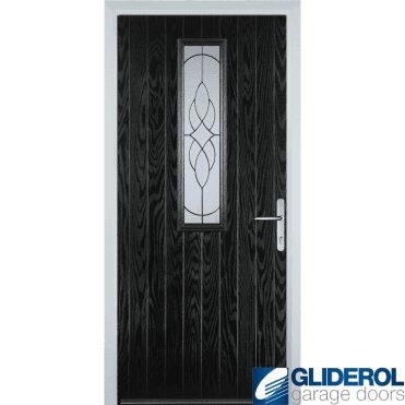 Lawrence front entrance door BLACK (RAL9005)