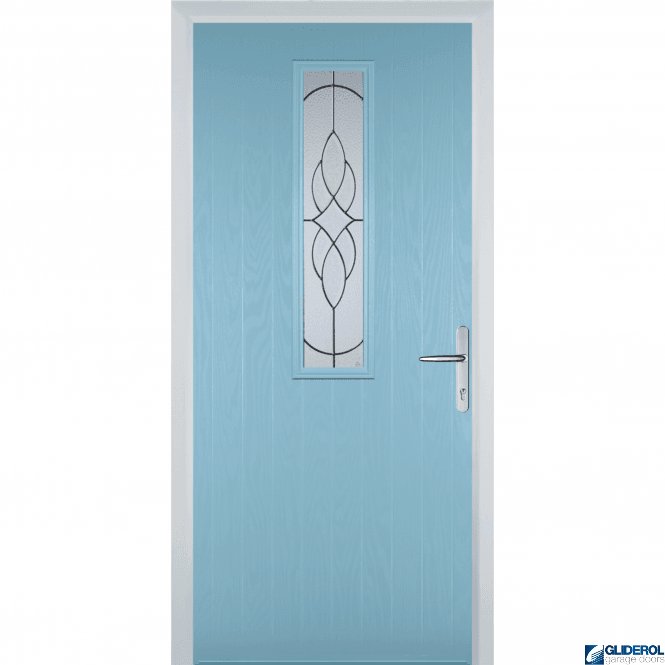 Gliderol Lawrence front entrance door DUCK EGG BLUE