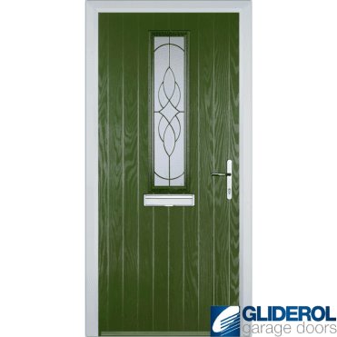 Lawrence front entrance door FERN GREEN (RAL6025)