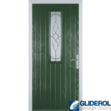 Lawrence front entrance door GREEN (RAL6009)