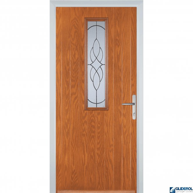 Gliderol Lawrence front entrance door OAK
