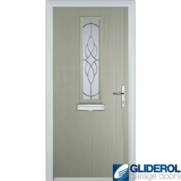 Lawrence front entrance door PEBBLE GREY (RAL7032)