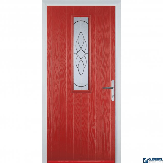 Gliderol Lawrence front entrance door RED (RAL3003)