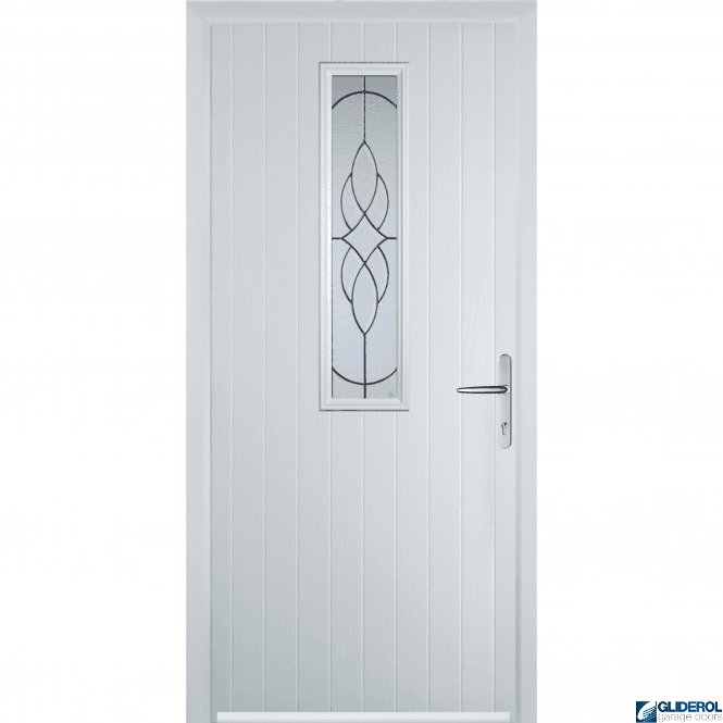 Gliderol Lawrence front entrance door WHITE