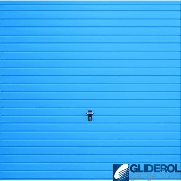 LIGHT-BLUE (RAL5012) Up & Over Horizontal Standard Rib