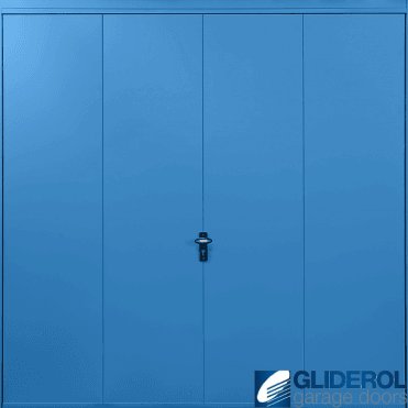 LIGHT-BLUE (RAL5012) Up & Over Vertical Wide Rib