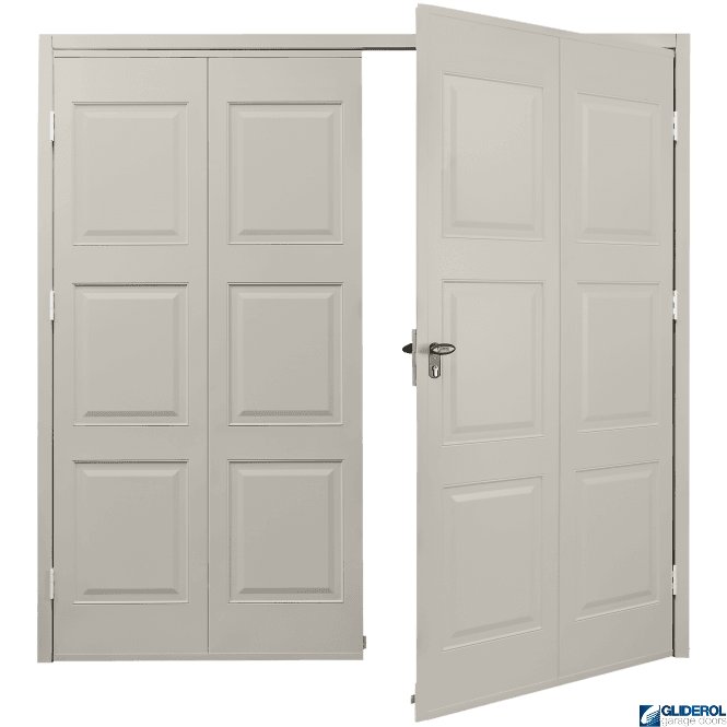 Gliderol LIGHT GREY (RAL7035) Budget Dorridge Side Hinged Garage Door