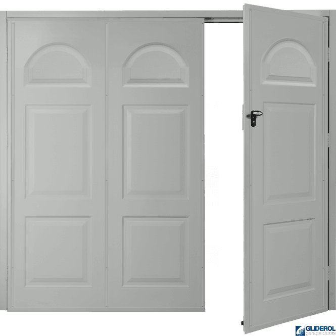 Gliderol LIGHT GREY (RAL7035) Budget Dylan Side Hinged Garage Door