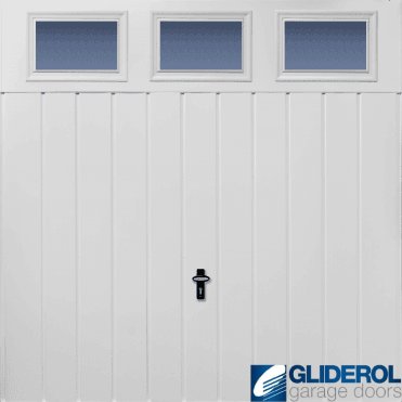 LIGHT-GREY (RAL7035) Chester Vertical Medium Rib with Windows