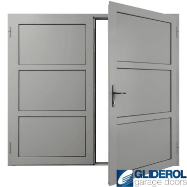 LIGHT-GREY (RAL7035) Insulated Coleshill Side Hinged Garage Door