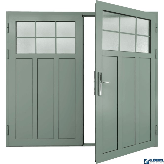 Gliderol LIGHT-GREY (RAL7035) Insulated Kingsbury Side Hinged Garage Door