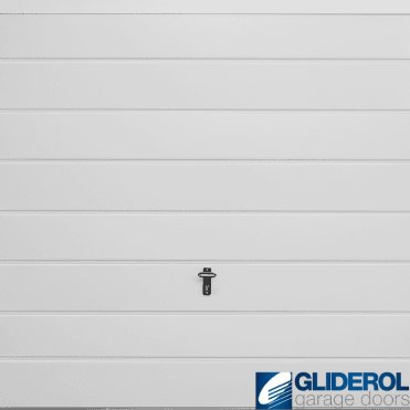 LIGHT-GREY (RAL7035) Up & Over Horizontal Medium Rib