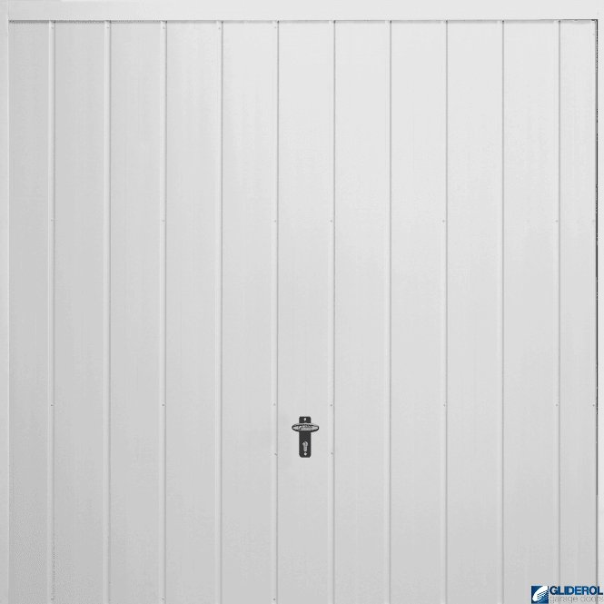 Gliderol LIGHT-GREY (RAL7035) Up & Over Vertical Medium Rib