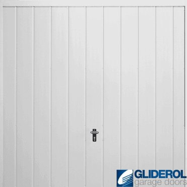 LIGHT-GREY (RAL7035) Up & Over Vertical Medium Rib