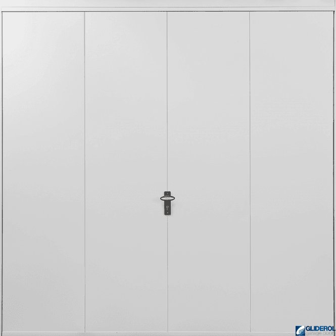 Gliderol LIGHT-GREY (RAL7035) Up & Over Vertical Wide Rib