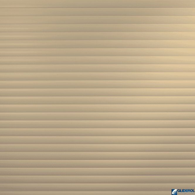 Gliderol LIGHT-IVORY (RAL1015) Insulated Automatic Roller Garage Door (77mm Lath)