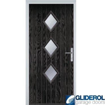 Macdonald 3 front entrance door BLACK