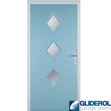 Macdonald 3 front entrance door DUCK EGG BLUE