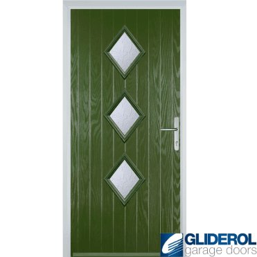 Macdonald 3 front entrance door FERN GREEN (RAL6025)