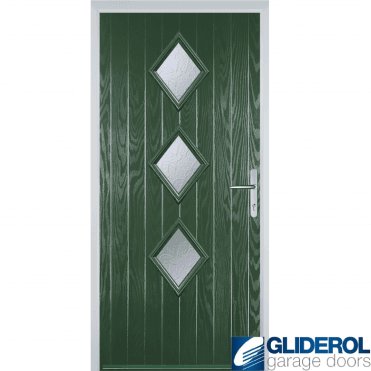 Macdonald 3 front entrance door GREEN (RAL6009)