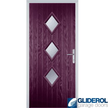 Macdonald 3 front entrance door PURPLE VIOLET