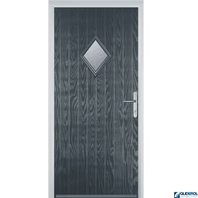 Gliderol Macdonald front entrance door ANTHRACITE