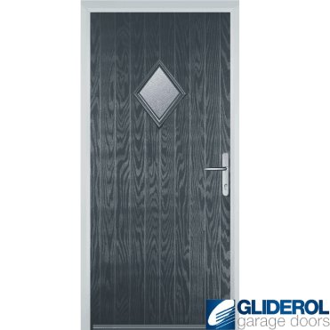 Macdonald front entrance door ANTHRACITE