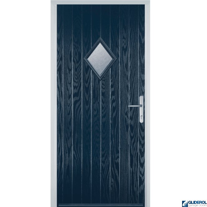 Gliderol Macdonald front entrance door BLUE